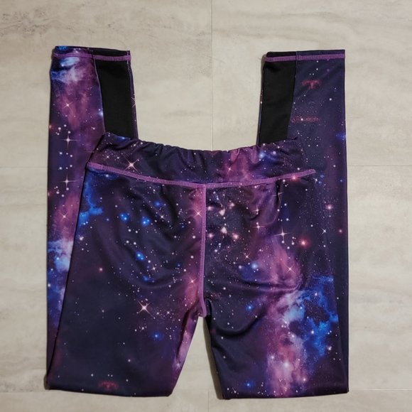 More Than Magic Womens Galaxy Print Leggings 10/12 L - Picture 5 of 6